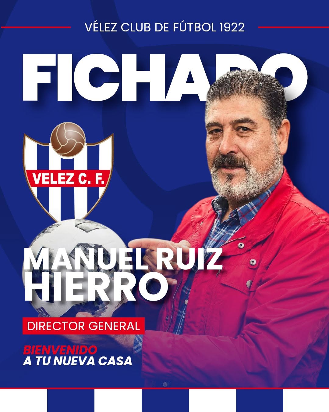 Manolo Hierro, director general del Vélez CF 1922
